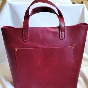 Portland Leather Goods Medium Boysenberry Tote